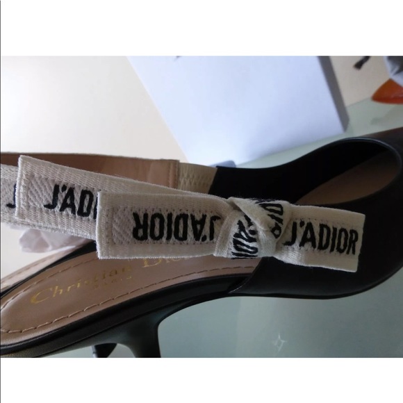 NIB Auth Christian Dior J'ADIOR SHOES Slingback w/dust bag 8-8.5 US/38.5 ITALY - Picture 5 of 10